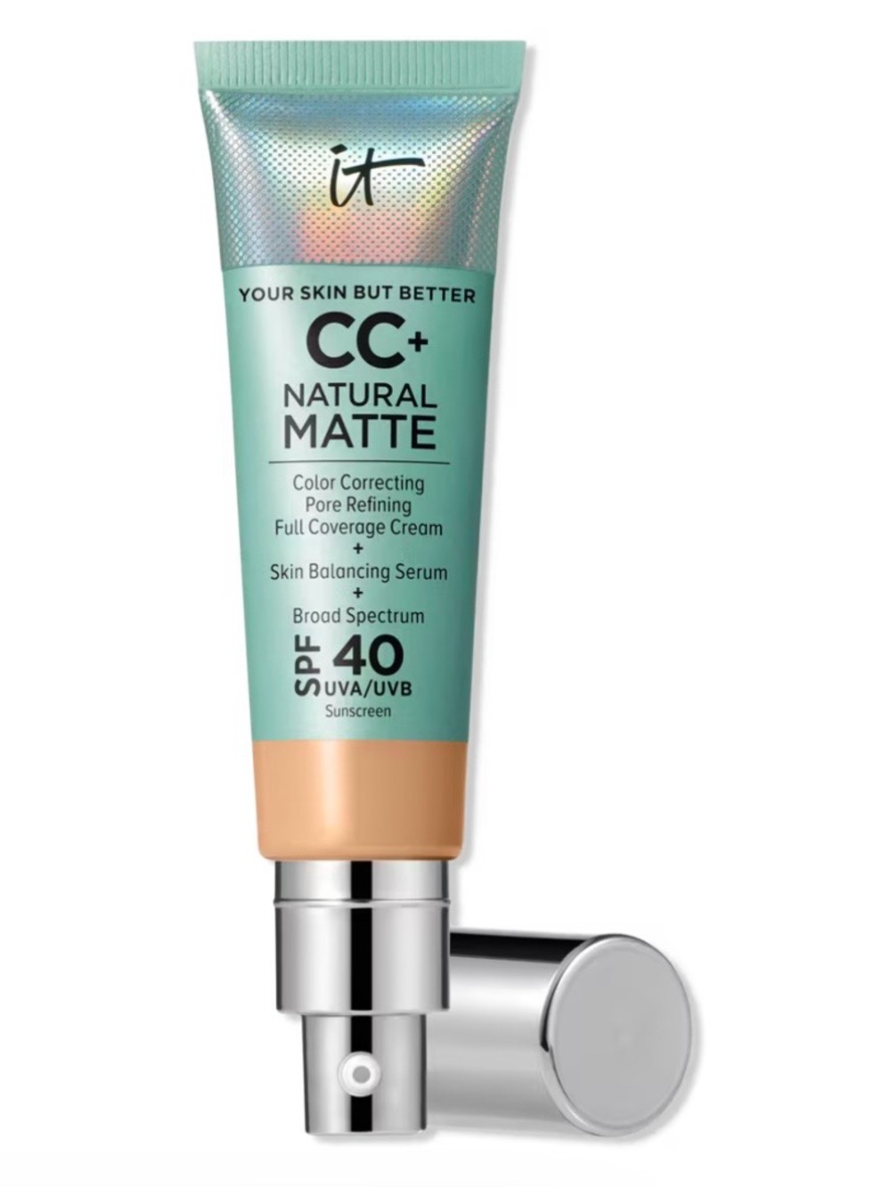 IT Cosmetics
CC+ Cream Natural Matte Foundation
with SPF 40